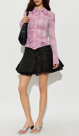 Avavav Patterned Shirt, Womens, Pink