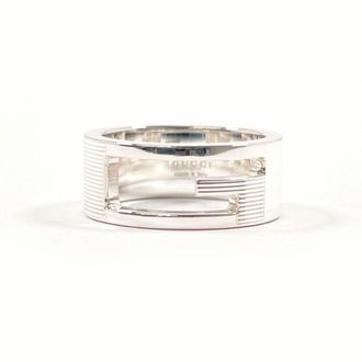 Gucci Silver Silver 925 Band Ring (Pre-Owned)