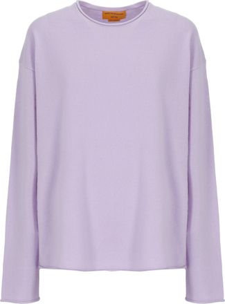 Guest In Residence Lilac Oversized Crew Cashmere Sweater