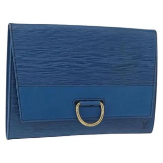 Louis Vuitton Pre-owned Clutches, female, Blue, Size: ONE SIZE Pre-owned Vintage Epi Clutch