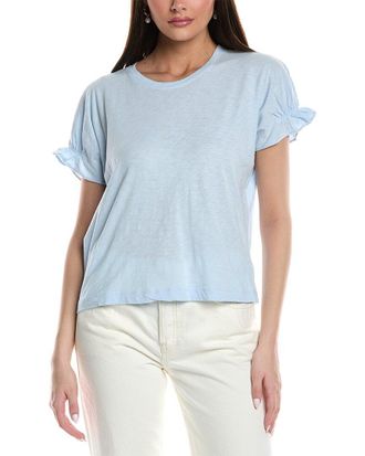 Velvet Velvet By Graham & Spencer Ruffle Sleeve T-Shirt