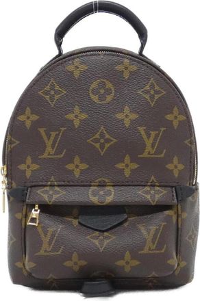 Louis Vuitton Marron Coated Canvas Backpack (Pre-Owned)