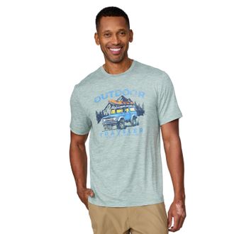 Free Country Mens Super Soft Short Sleeve Crew Tee - 2 Pack