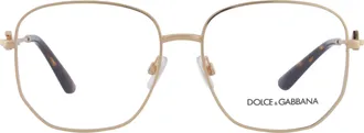 Dolce & Gabbana Demo Square Ladies Eyeglasses DG1356 02 57