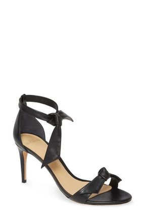 Alexandre Birman Clarita Ankle Tie Sandal in Black Leather at Nordstrom, Size 5.5
