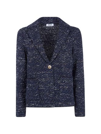 base Womens Cotton Blend Single-Breasted Jacket