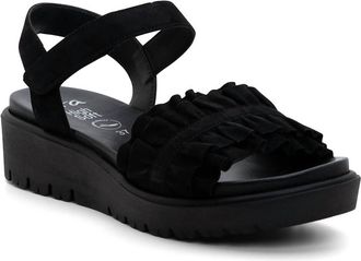 Ara Womens Benton High Soft Sandal In Black