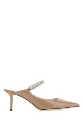 Jimmy Choo London Pink Embellished Pumps