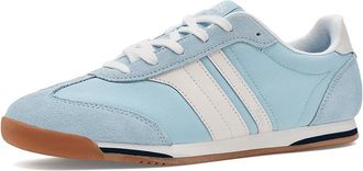 Keds Revival Lace-Up Womens Shoes Light Blue Nylon/Suede/Leather : 7.5 B - Medium