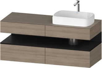 Duravit Qatego Consola Mueble Bajo Lavabo, 2 Extensiones, 2 - Duravit
