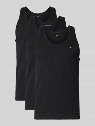 Tommy Hilfiger Tank Top aus reiner Baumwolle im 3er-Pack in Black, Gr&ouml;&szlig;e XXL