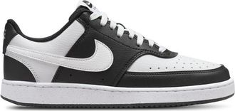 Nike Womens Court Vision Low - Shoes Black/White Size 06.0