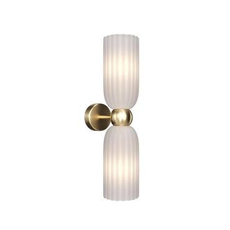 Maytoni L&aacute;mpara De Pared Dorada Con Pantalla De Cristal Antic Maytoni Mod302wl-02w