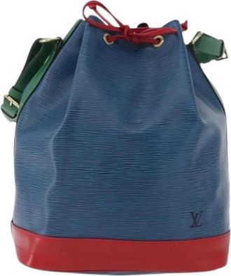Louis Vuitton Pre-owned Bucket Bags, female, Blue, Size: ONE SIZE Pre-owned Tricolor Noe Handbag