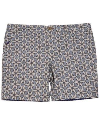Lords of Harlech Tribal Mens Flat Front Short in Tribal Natural at Nordstrom, Size 38