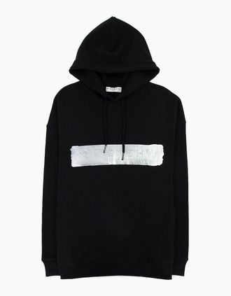 Givenchy Mens Givenchy Givenchy Hoodie With Band Black - Size: 36