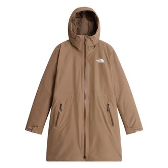 The North Face Fitness, Dames, Bruin, XL, Leer, Hikesteller Insulated Parka