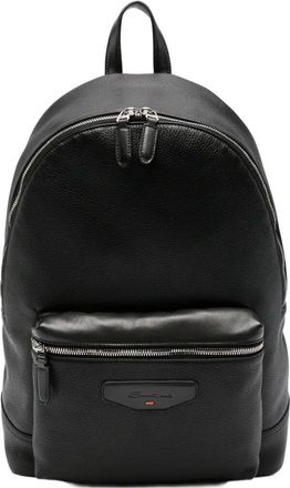 Santoni Backpack Leather New