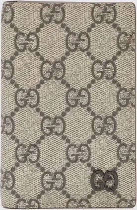 Gucci Portafoglio bifold in tessuto GG Supreme con monogramma