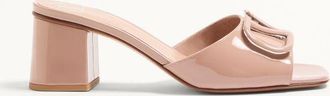 Valentino Garavani VLogo Signature Patent Leather Slide Sandal 60Mm Wo