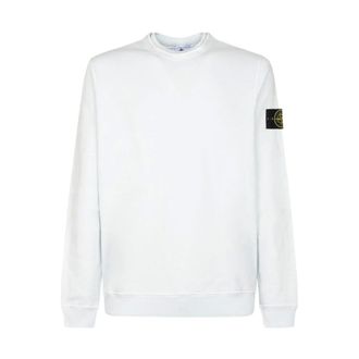 Stone Island Sweatshirts, male, Gray, Size: 3XL Malfile Fleece Garment Dyed Sweater