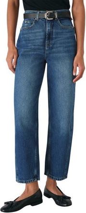 Whistles Stretch Barrel Leg Jeans in Denim at Nordstrom, Size 34
