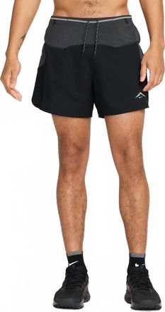 Nike Mens Trail Second Sunrise Dri-Fit 5 Brief-Lined Running Shorts In Black/anthracite/black/summit White