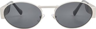 Versace Dark Grey Oval Unisex Sunglasses VE2264 151387 56