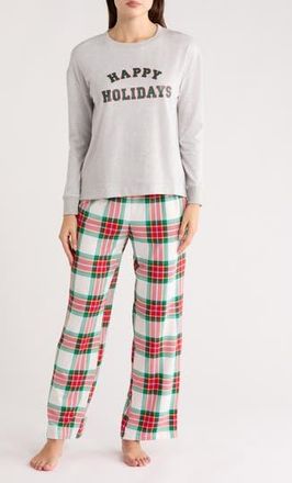 Jaclyn Mom Matching Family Long Sleeve Pullover & Pants Pajamas in Candy Tartan at Nordstrom Rack, Size X-Large