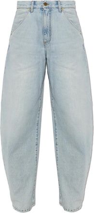 Darkpark Khris Jeans - Dames - Loose Fit Jeans - Blauw - W24 - Katoen - Jeans