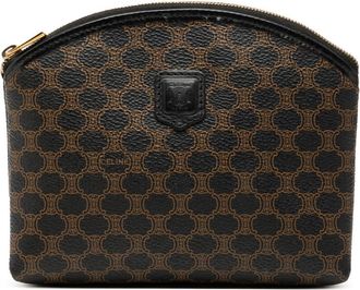 Celine Pre-owned Celine Macadam Coated Canvas Pouch Ladies M/97/2