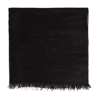 Brioni Scarves, male, Brown, Size: ONE SIZE Linen-Silk Blend Scarf