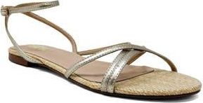 Shushop Betty Ankle Strap Sandal in Gold at Nordstrom Rack, Size 8.5