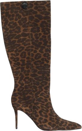 Kurt Geiger Heeled Boots - Dames - Laarzen met Hak - Bruin - 39 EU - Leer - Schoenen