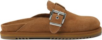 Kurt Geiger Womens Suede Nightly Sandals - Camel - Size UK 6