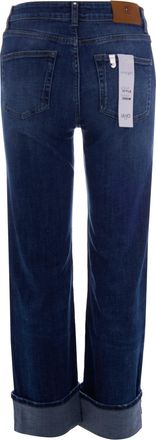 Liu Jo Womens Straight Jeans Denim Blue Cotton