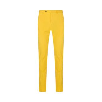 Pantaloni Torino Slim-fit Trousers, male, Yellow, Size: 3XL Chino Trousers