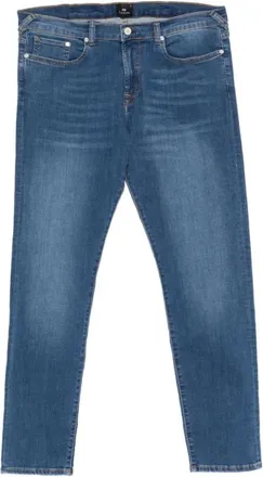 Paul Smith Jeans, Heren, Blauw, W33, Katoen, Slim-fit Jeans