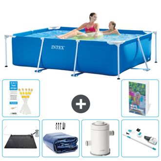 Intex Piscina Con Estructura Rectangular - 220x150x60 Cm - 7-piezas S78