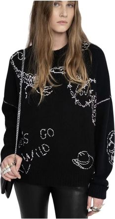 Zadig&Voltaire Donna, Maglie, Nero, M, new