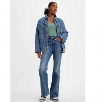 Levi's Premium 70s High Flare Jeans In Blue