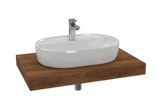 Puma Naturel Conjunto De Ba&ntilde;o Hansgrohe Con Lavabo Dolce 80x8x50 Cm, Roble Charleston Ksetdo4