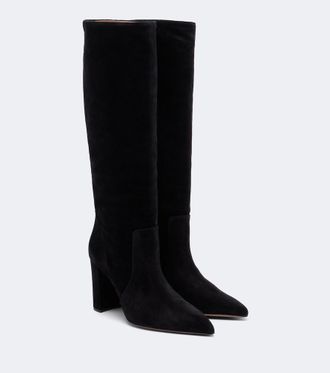 PARIS TEXAS Anja suede knee-high boots