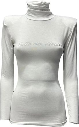 Giulia N Couture Mujer, Camisetas, Blanco, Talla: M