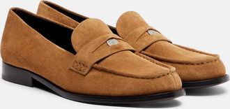Tory Burch Suede penny loafers
