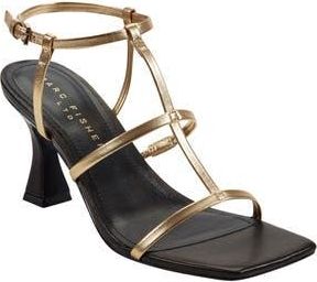 Marc Fisher Dennie Ankle Strap Sandal in Gold at Nordstrom Rack, Size 6.5