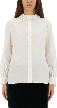 Saint Laurent Pierrot Collar Shirt