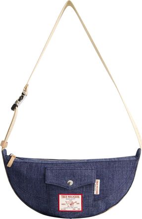 True Religion Washed Denim Hobo