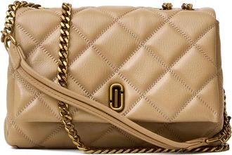Marc Jacobs Gewatteerde Slim Dual Convertible Schoudertas - Dames - Schoudertassen - Bruin - ONE Size - Leer - Tassen