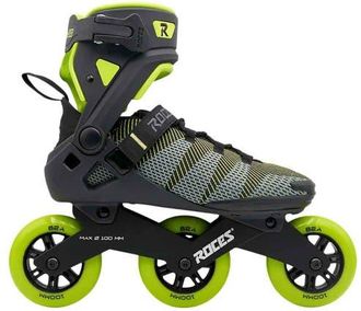 Roces R-EVO 100 Mens Inline Skates in Black/lime at Nordstrom, Size 13